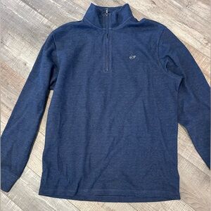 Vineyard Vines men’s 1/4 zip whale long sleeve sweater
